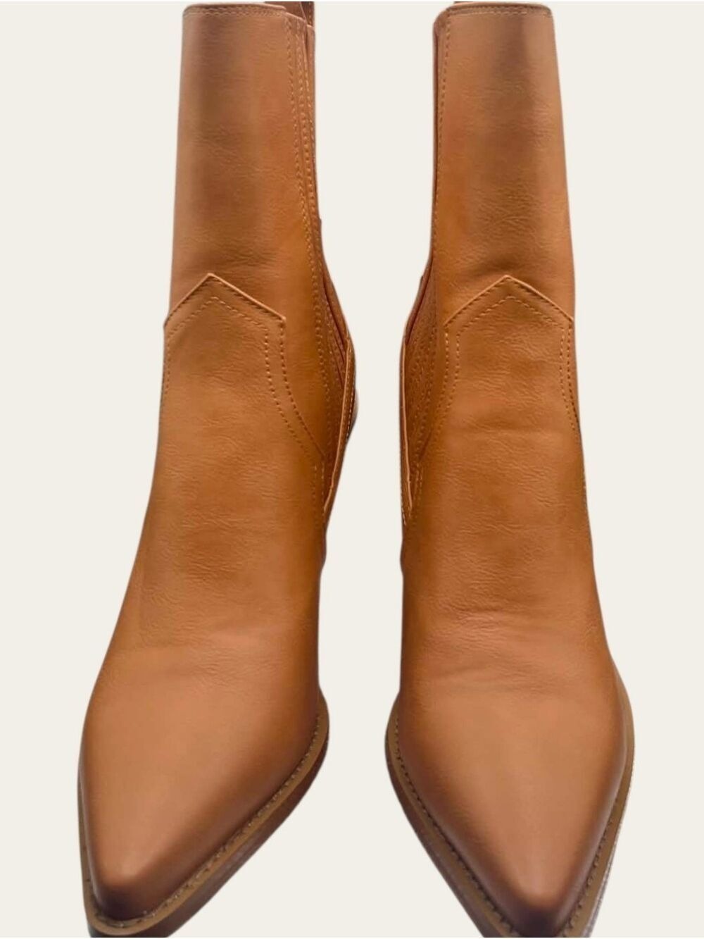 Billini Skyler Western Cowboy Boots Camel Pointed Toe Size 8 NIB - Picture 3 of 10